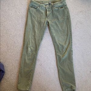 Patagonia Green Skinny Corduroy Pants